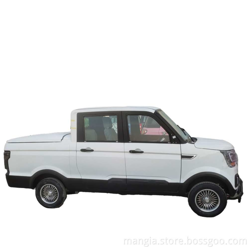 OEM factory customize four door solar electric truck, fashionable high-quality electric mini pickup